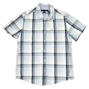 Tommy Hilfiger Plaid Short Sleeve Button Down